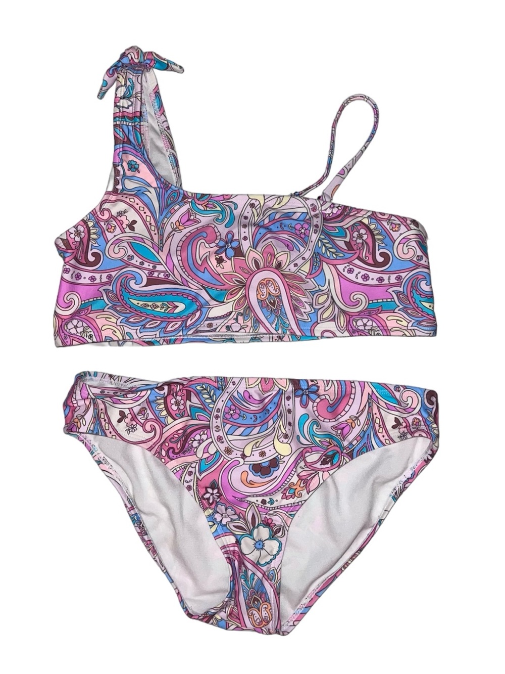 Raisins NEW Girls Paisley Lightly Lined Two Piece Swimsuit Sz 16